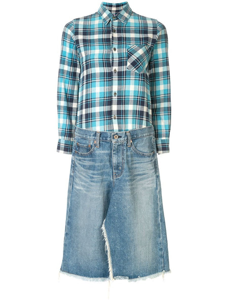JUNYA WATANABE COMME DES GARÇONS two-layer skirt dress