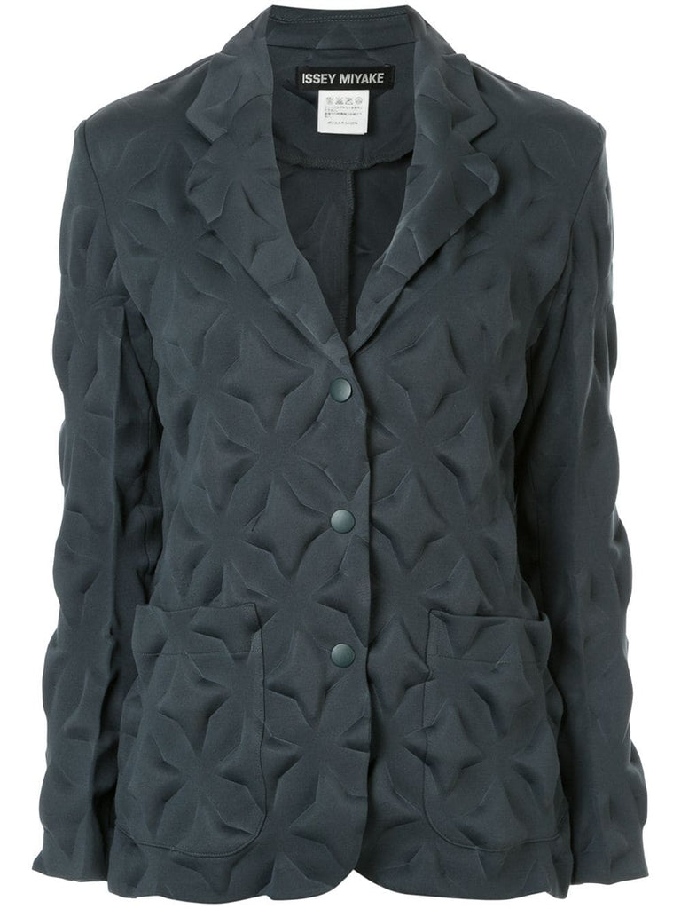 ISSEY MIYAKE star padded blazer
