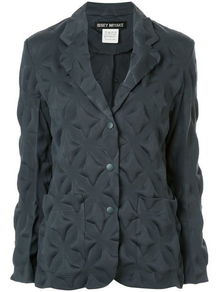 ISSEY MIYAKE star padded blazer
