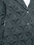ISSEY MIYAKE star padded blazer