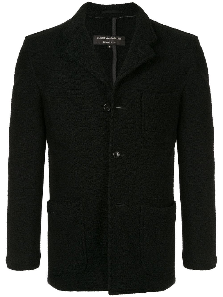 COMME DES GARÇONS knitted tailored blazer