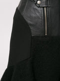 JUNYA WATANABE COMME DES GARÇONS faux leather ruffled skirt
