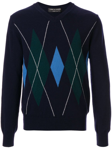 COMME DES GARÇONS Fairisle knit jumper