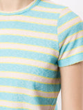 JUNYA WATANABE COMME DES GARÇONS textured striped T-shirt