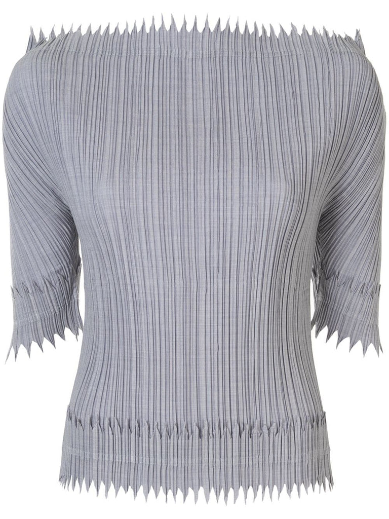 ISSEY MIYAKE Icy plissé top