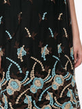 COMME des GARÇONS floral embroidered sheer dress