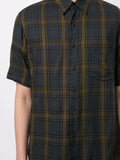 YOHJI YAMAMOTO check print shirt