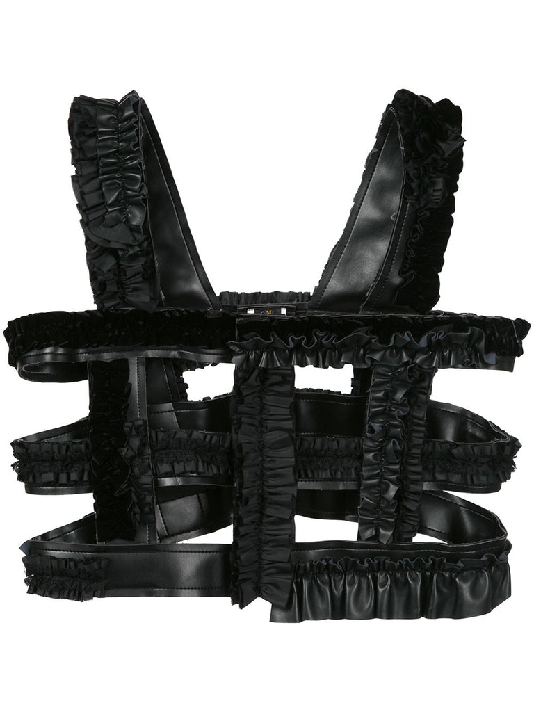 COMME DES GARÇONS ruffle harness top