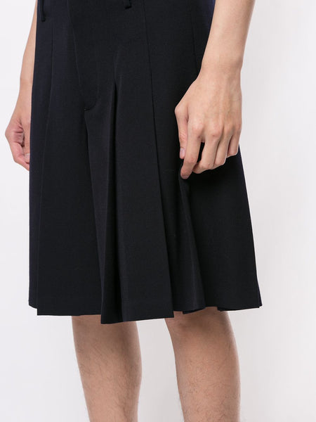 COMME DES GARÇONS pleated tailored shorts