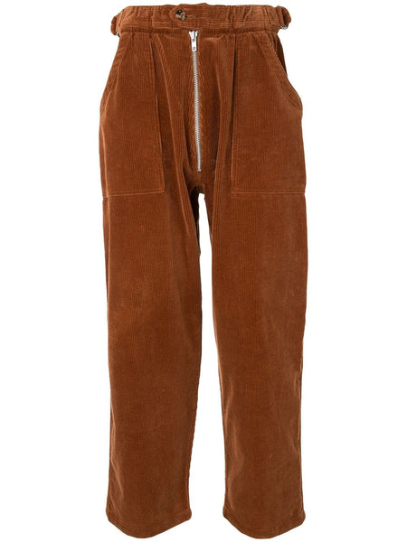 COMME DES GARÇONS corduroy cropped trousers