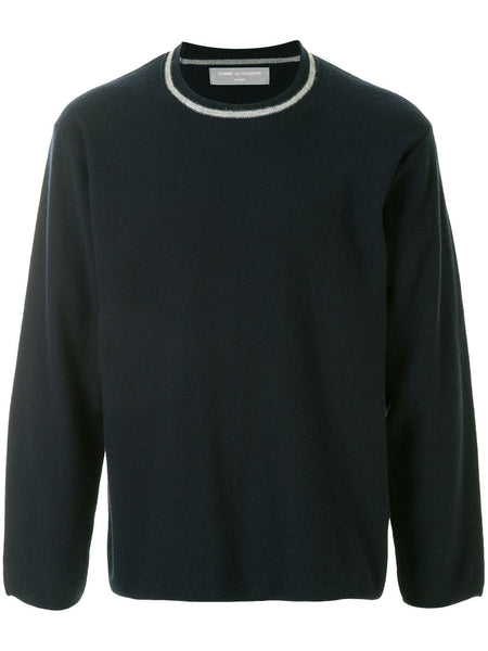 Comme Des Garçons contrasting detail jumper