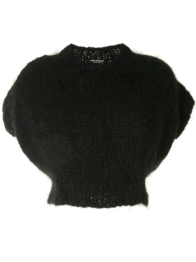 Junya Watanabe Comme des Garçons cropped knitted top