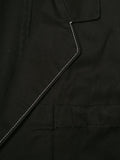 Yohji Yamamoto contrast stitch buttoned blazer