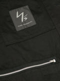 Yohji Yamamoto contrast stitch buttoned blazer