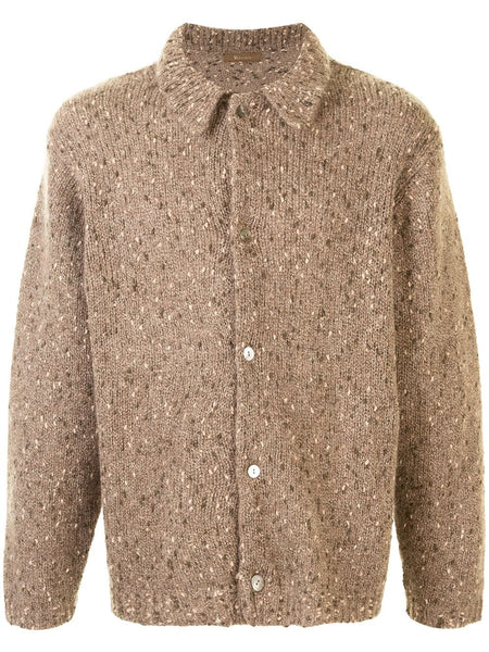 Yohji Yamamoto buttoned chunky knit cardigan