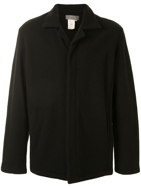 Yohji Yamamoto Pour Homme concealed fastening straight-fit jacket