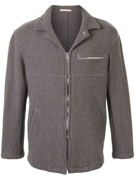 Comme Des Garçons zipped knitted jacket
