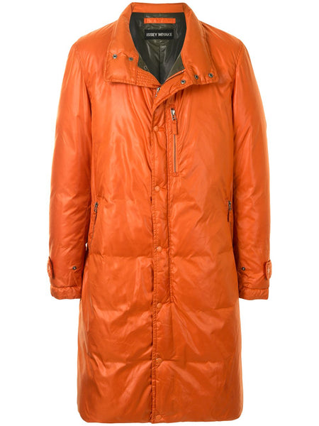 Issey Miyake knee-length puffer coat