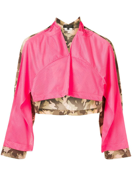 Comme Des Garçons camouflage cropped jacket