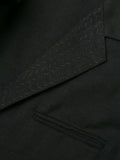 Yohji Yamamoto stitching detailing notched blazer
