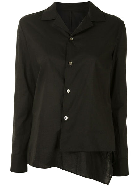 Yohji Yamamoto wrap-around buttoned shirt