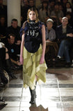 Comme Des Garçons tartan rag asymmetric skirt