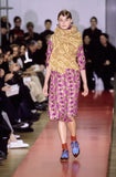 COMME des GARÇONS embroidered tartan wrap vest