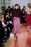 COMME des GARÇONS embroidered tartan wrap jacket