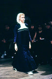 COMME DES GARÇONS dissected contrast pleated dress
