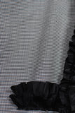 COMME des GARÇONS <br> 2D Houndstooth Ruffle Dress