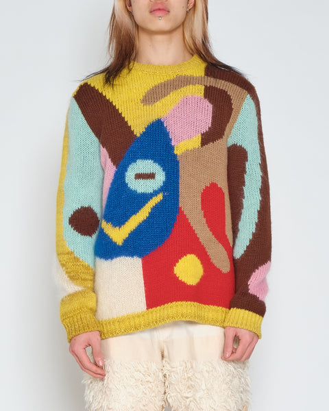 Walter Van Beirendonck picasso knit