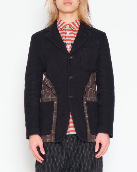 COMME des GARÇONS HOMME PLUS curved seams jacket