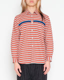 COMME des GARÇONS HOMME PLUS stripey knit detail shirt
