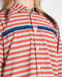 COMME des GARÇONS HOMME PLUS stripey knit detail shirt