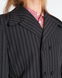 COMME des GARÇONS HOMME PLUS stiff stripe double breast jacket