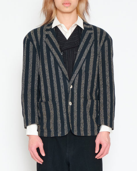 COMME des GARÇONS HOMME PLUS striped blazer