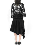 COMME des GARÇONS twisted sleeve skirt