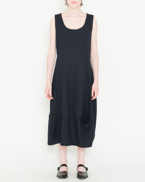 COMME des GARÇONS distorted pinstripe dress
