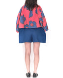 COMME des GARÇONS floral print paper doll jacket