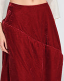COMME des GARÇONS velvet brocade skirt