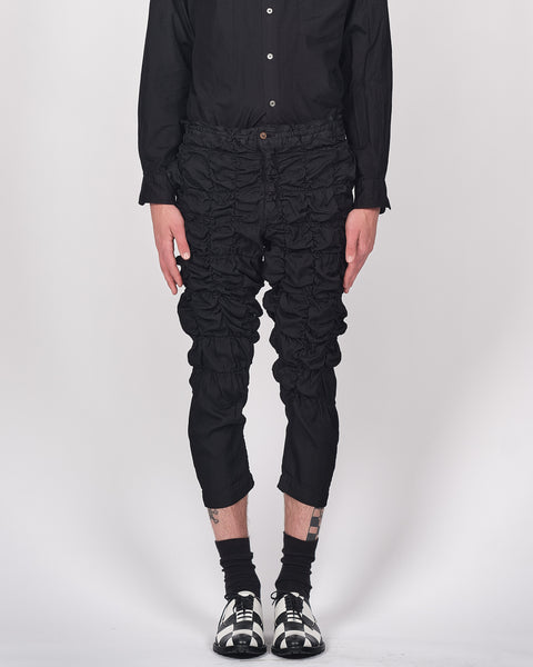 COMME des GARÇONS HOMME PLUS ruched trousers