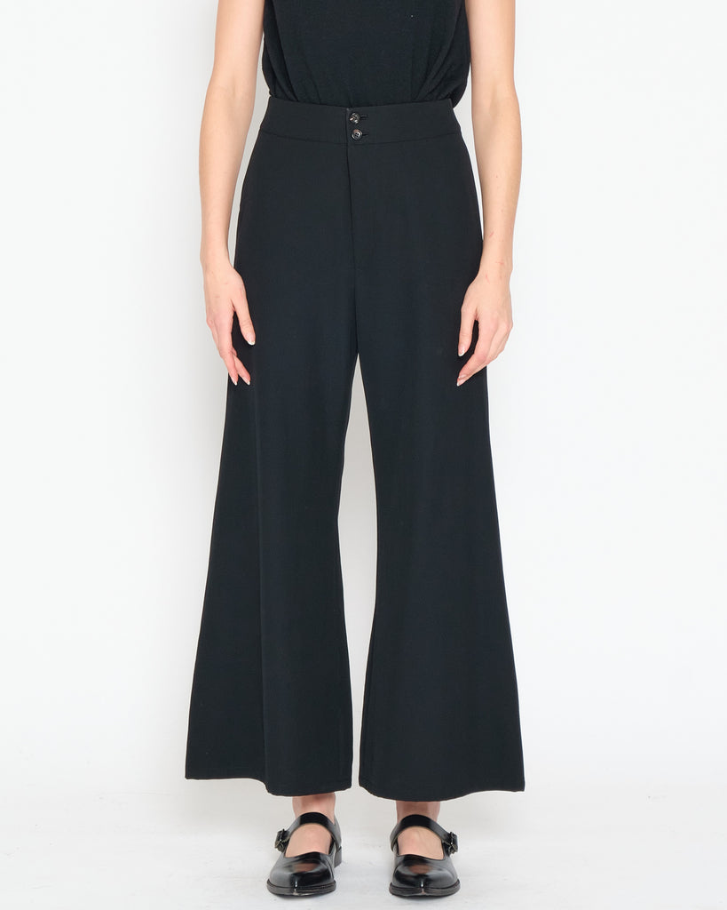 Y'S Yohji Yamamoto flared gabardine trousers