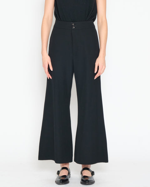 Y'S Yohji Yamamoto flared gabardine trousers