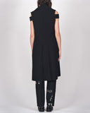 Yohji Yamamoto sleeveless belted coat