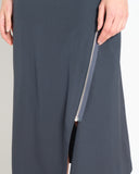 Yohji Yamamoto asymmetric zip skirt