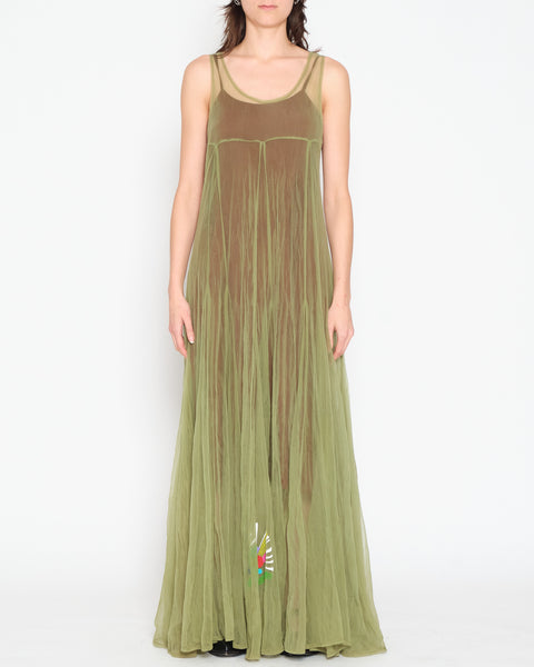 Yohji Yamamoto post modern stamp dress