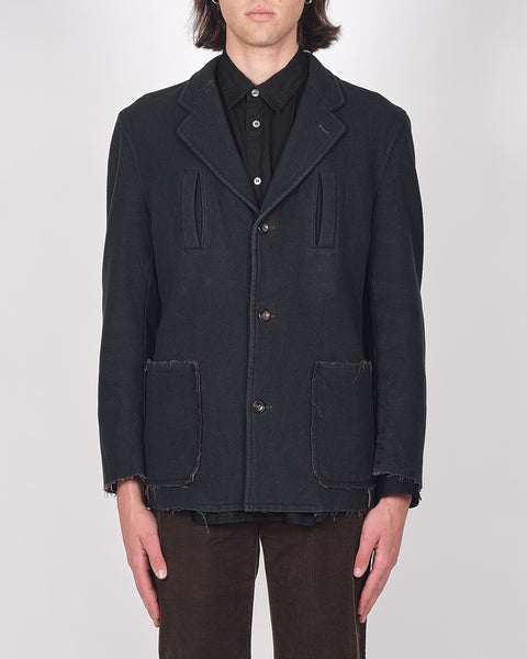 COMME des GARÇONS HOMME PLUS frayed pockets jacket