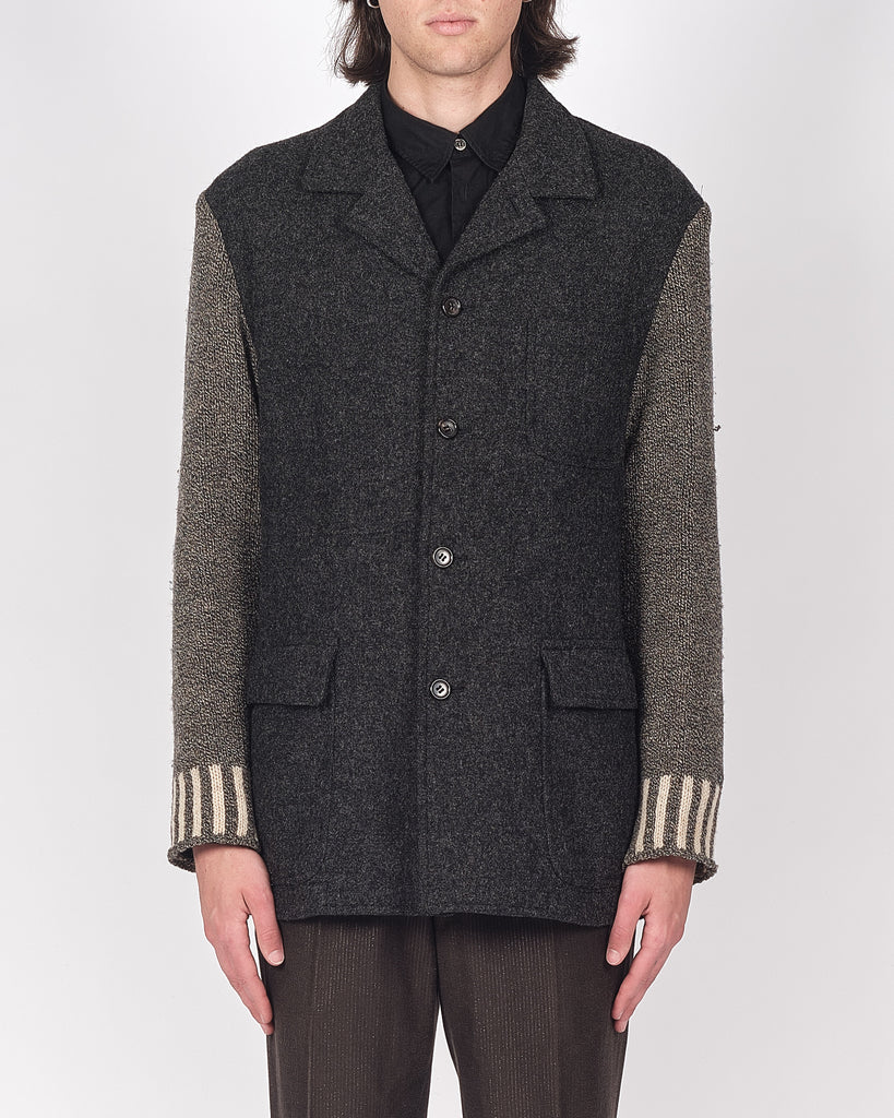 COMME des GARÇONS HOMME PLUS knitted sleeve jacket