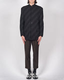 Yohji Yamamoto Pour Homme glitter thread trousers
