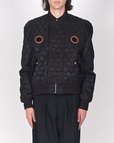 Walter van Beirendonck cubic bomber jacket